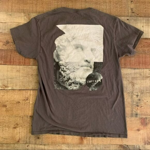 Empyre unisex size medium Leonardo Da Vinci David t-shirt in gray - Picture 6 of 7